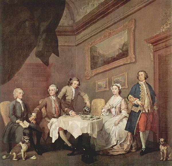 HOGARTH, William Familie Strode Familienportrat oil painting picture